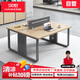 漢宏（HANHONG）辦公桌椅組合職員簡(jiǎn)約現(xiàn)代辦公家具員工位卡座四人位六人位職員桌