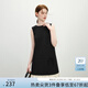 范思藍(lán)恩法式復(fù)古撞色連衣裙女夏季2025波點(diǎn)蝴蝶結(jié)A字直筒裙2217 黑色 M