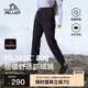 伯希和（Pelliot）[P系列]Polartec200戶外抓絨褲男女搖粒絨保暖長褲124311234黑S