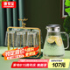 GIANXI玻璃杯耐高溫水杯套裝家用泡茶杯帶把手喝水啤酒杯子節(jié)日禮物