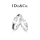 I DO&CO.I DO對戒情侶戒指純銀925銀對戒情侶款女小眾女生生日禮物送老婆 IDO密鑲對戒 925銀