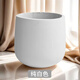 愛(ài)可斯（AIXY）花盆特大號商場(chǎng)大號北歐圓形水泥花盆客廳陽(yáng)臺室外綠植 水泥本色 白色 上口徑33*高36