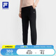 FILA斐樂官方女士針織長褲2025春季簡約基礎(chǔ)健身加絨運(yùn)動(dòng)褲