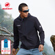 猛犸象（MAMMUT）Madris Light 男士戶外輕質(zhì)彈力舒適休閑外套華夫格絨中層夾克 黑色 M