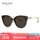 BOLON暴龍眼鏡楊紫同款貓眼β鈦太陽鏡防曬開車墨鏡女潮 BL5090A22