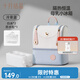 十月結(jié)晶背奶裝備冷藏便攜式儲(chǔ)奶袋單肩雙肩母乳保鮮包+白冰 冷翠藍(lán)