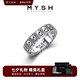 銘揚(yáng)飾海MYSH 925銀幸運(yùn)數(shù)字撲克牌戒指男士潮流痞帥原創(chuàng)高級(jí)感閉口食指環(huán) 港度19-21號(hào)（指圍周長59-61mm）