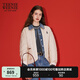 Teenie Weenie小熊女裝2025春季新款潮流時尚拼接撞色云感棉服外套 卡其色 S 160