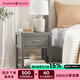 Harbor House經(jīng)典美式家具臥室家用軟包大床主臥實(shí)木床Lancaster 【實(shí)木框架】床頭柜*1 Lancaster系列
