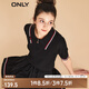 ONLY休閑時(shí)尚POLO領(lǐng)短袖短款針織衫女|123145001 H1Z 黑色 XS (155) 76A
