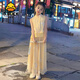G.DUCKKIDS小黃鴨女童國風套裝夏季洋氣兒童漢服女孩夏裝新中式唐裝兩件套 背心款 140