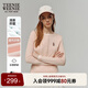 Teenie Weenie小熊長袖T恤女2025年春夏新款復(fù)古潮流美式亨利領(lǐng)打底衫外穿女