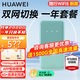 華為隨身wifi5移動無線wifi免插卡4g隨行路由器全國通用三網(wǎng)流量卡上網(wǎng)寶2025款車載便攜mifi AX15B 青色【雙網(wǎng)版+一年套餐】