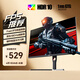 AOC23.8英寸180Hz電競顯示器Fast IPS屏宙斯盾小鋼炮1ms響應(yīng)HDR10臺式電腦吃雞游戲外接筆記本顯示屏 [新]23.8英寸電競小鋼炮24G10E