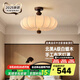 奧朵 AOZZO中古風(fēng)臥室吸頂燈法式復(fù)古風(fēng)護(hù)眼燈2025新款高級(jí)感全光譜中山燈具 胡桃木+銅本色49CM【智能款】46W