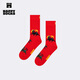 Happy Socks【25年秋冬新款】男女士潮牌時(shí)尚襪子中國元素系列ins風(fēng)中筒棉襪 馬到成功 均碼 36-40