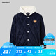 Converse匡威兒童裝男童連帽棉服中大童冬季保暖外套CNVN-MW-F062 藏青藍 165 /84 【建議身高170-182cm】