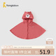 童泰（TONGTAI）寶寶防曬斗篷夏季兒童連帽衣服外出披風(fēng)TS42Q473-DS紅色90cm