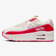 耐克（NIKE） 女子AIR MAX 90 LV8 SE厚底休閑鞋HF5073-133 白亮紅 38 