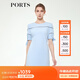PORTS寶姿女裝春夏連衣裙ALM8D080KWB008 天空藍(lán) M (6)