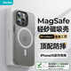 邦克仕（Benks）適用蘋果15 Pro Max手機(jī)保護(hù)殼 iPhone15promax防摔磁吸殼 輕砂耐磨男女款保護(hù)套不易沾指紋 灰