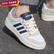 阿迪達斯（adidas）官方艦店男鞋 春季新款運動(dòng)鞋潮流時(shí)尚耐磨休閑鞋低幫板鞋子 經(jīng)典款板鞋/白藍棕/正品保障 42