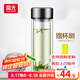 富光玻璃杯大容量杯子商務(wù)男辦公杯泡茶杯玻璃茶杯透明帶蓋便攜式水杯 商務(wù)直身杯 480ml