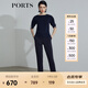 PORTS寶姿 新品女裝套頭毛衣SL8K604FXY001 黎霧藍(lán) S