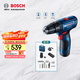 博世（BOSCH）博世充電鉆手電鉆工具箱套裝兩用鋰電12V電動多功能起子機(jī) GSB120單電+小黑盒