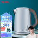 膳魔師（THERMOS） 電水壺?zé)崴畨卮笕萘考矣脽畨仉姛崴恳绘I保溫開水壺恒溫水壺帶刻度 EHA-1318E 1.7L 藍色