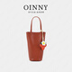 OINNY2025款小眾復(fù)古簡(jiǎn)約百搭薯?xiàng)l手機(jī)女包1069 紅色