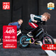 好孩子（gb）自行車兒童 4-6歲男女童山地車 黑色14寸 適合身高105-145cm