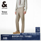 杰克·瓊斯（JACK&JONES）衣服男裝休閑褲男春夏直筒男褲微彈天絲褲子成熟穩(wěn)重高檔易穿搭 E11柚木棕 S （170)