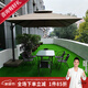 紫葉（ziye）戶外陽臺桌椅 休閑庭院座椅室外花園餐桌椅 簡約現(xiàn)代 鐵藝家具 經(jīng)典3米方傘+6椅+130長桌