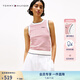 TOMMY HILFIGER25新款早秋女裝純棉條紋修身針織背心/鑲邊圓領(lǐng)針織開(kāi)衫外套 【條紋修身背心】紅白條紋04Z XS （推薦：100斤以下）