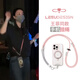 LEEUDESIGN王菲同款手機(jī)掛繩三合一可拆卸手機(jī)殼拼色掛鏈掛脖斜挎鏈?zhǔn)滞蠖炭罘纴G手機(jī)繩長款可調(diào)節(jié) 明星同款色 短銀灰加長淺粉+0.2mm超薄旋轉(zhuǎn)夾片
