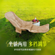 躺椅2025新款坐睡兩用舒服久坐折疊午睡椅辦公室小型帶靠背折疊床 【全椅充棉】沙漠黃-一秒變床