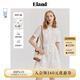 ELAND衣戀襯衫短袖連衣裙女收腰顯瘦休閑A字短裙2024夏季新款 象牙白/白色(39)Ivory L 170