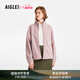 AIGLE艾高抓絨衣經(jīng)典款POLARTEC戶外保暖上衣舒適全拉鏈外套女士 木粉色 BE721 L (170/92A)