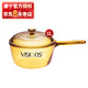 康寧（VISIONS）1L單柄奶鍋湯鍋玻璃鍋嬰兒輔食鍋寶寶鍋 耐高溫?zé)o涂層玻璃鍋身 VSP-1單柄鍋 15.5cm