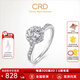 CRD克徠帝【現(xiàn)貨閃發(fā)】花幻鉆戒鉆石戒指群鑲閃耀克拉求婚鉆戒 共約30分 主石18分D-E色SI