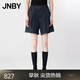 JNBY【商場(chǎng)同款】25夏新品牛仔褲寬松闊腿褲5P4E11810 991/牛仔藏青 L