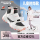 Skechers斯凱奇兒童棉鞋冬季時(shí)尚女童皮鞋短靴加絨保暖雪地靴8701648L