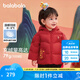 巴拉巴拉童裝寶寶羽絨服嬰兒衣服兒童外套2025年新款冬裝新生兒新年拜年服 中國紅60611-灰鴨絨 110 （充絨量91g）
