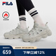 斐樂(lè)（FILA）官方加絨豌豆鞋女鞋老爹鞋運(yùn)動(dòng)鞋冬季新款保暖休閑鞋 燕麥棕-OM 36