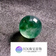 ECK天然緬甸老坑A貨翡翠飄花珠子冰種飄綠花單珠飄藍(lán)花散珠玉石圓珠* 藍(lán)綠 8x8x8mm