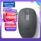 羅技（Logitech）M196 無(wú)線藍(lán)牙鼠標(biāo) 辦公鼠標(biāo) 筆記本商務(wù)辦公家用 小巧便攜 對(duì)稱手型 石墨灰