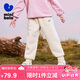 迷你巴拉【凈電絨】男女童毛絨抗靜電褲子2024冬新厚長(zhǎng)褲