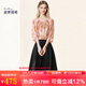 迪菲麗格優(yōu)雅氣質(zhì)襯衫套裝女2024新款夏季別致上衣收腰半裙兩件套 圖片色 M