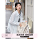 紫涵（ZIHAN）紫涵長(zhǎng)款防曬襯衫外套女2025年夏季新款透氣輕薄藍(lán)色簡(jiǎn)約寬松上衣 云朵藍(lán) M